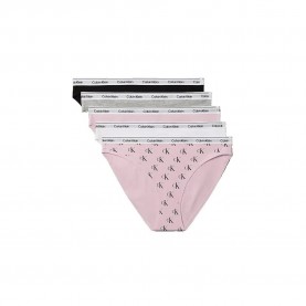 Calvin klein 000QD5208E panties 5 units - Multicolor (Black / Grey Heather / Hawaii Orchid) дамско,бельо,дамски,бикини,и,танкини,calvin,klein,000qd5208e,panties,5,units,multicolor,(black,grey,heather,hawaii,orchid)