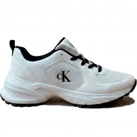 Маратонки Calvin klein Hike Runner Mesh trainers - White (Bright White / Black) маратонки,мъжки,маратонки,дамски,маратонки,calvin,klein,hike,runner,mesh,trainers,white,(bright,white,black)