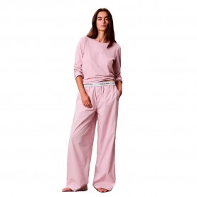 Пижама Calvin klein LV00QS7638 pyjama - Pink (Hawaii Orchid) пижама,дамски,пижами,calvin,klein,lv00qs7638,pyjama,pink,(hawaii,orchid)