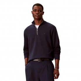 блуза,мъжки,пуловери,дамски,пуловери,calvin,klein,lv040bm356,half,zip,sweater,blue,(dark,sapphire)