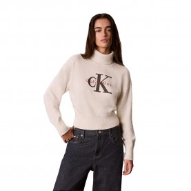 Блуза Calvin klein LV047H329G sweater - Beige (Tofu) блуза,мъжки,пуловери,дамски,пуловери,calvin,klein,lv047h329g,sweater,beige,(tofu)
