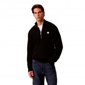 Блуза Calvin klein LV04RH327G half zip sweater - Black (Black) блуза,мъжки,пуловери,дамски,пуловери,calvin,klein,lv04rh327g,half,zip,sweater,black,(black)