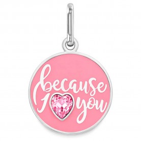Alex and ani Because I Love You charm - Pink (Pink) бижутерия,alex,and,ani,because,i,love,you,charm,pink,(pink)