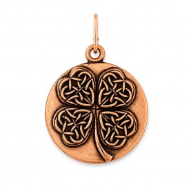 Alex and ani Clover 4 Leaves charm - Brown (Pink) бижутерия,alex,and,ani,clover,4,leaves,charm,brown,(pink)