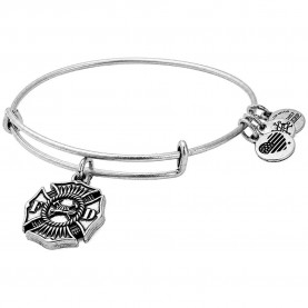 Alex and ani Firefighter Finish bracelet - Silver (Silver) бижутерия,alex,and,ani,firefighter,finish,bracelet,silver,(silver)