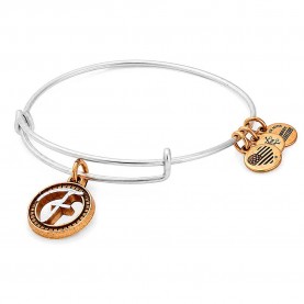 Alex and ani Letter F bracelet - Silver (Silver / Gold) бижутерия,alex,and,ani,letter,f,bracelet,silver,(silver,gold)