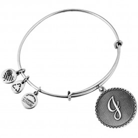 Alex and ani Letter J bracelet - Silver (Silver) бижутерия,alex,and,ani,letter,j,bracelet,silver,(silver)
