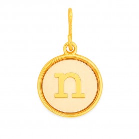 Alex and ani Letter N charm - Golden (Gold) бижутерия,alex,and,ani,letter,n,charm,golden,(gold)