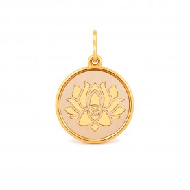 Alex and ani Lotus Flower charm - Golden (Gold) бижутерия,alex,and,ani,lotus,flower,charm,golden,(gold)