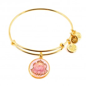 Alex and ani Lotus Petal bracelet - Golden (Gold) бижутерия,alex,and,ani,lotus,petal,bracelet,golden,(gold)