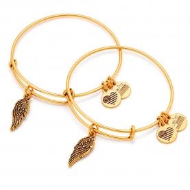 Alex and ani Set Wing bracelet - Golden (Gold) бижутерия,alex,and,ani,set,wing,bracelet,golden,(gold)