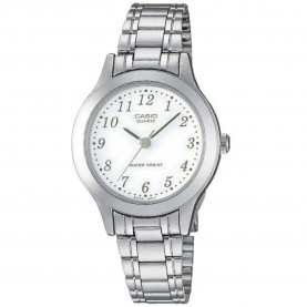 Часовник Casio LTP-1128A-7B 33mm 3ATM Quartz Analogical woman watch - Silver (Grey / White / Mineral) часовник,часовници,casio,ltp,1128a,7b,33mm,3atm,quartz,analogical,woman,watch,silver,(grey,white,mineral)