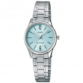 часовник,часовници,casio,ltp,v005d,2b,34mm,quartz,analogical,woman,watch,silver,(grey,blue,mineral)