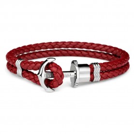 бижутерия,paul,hewitt,ph,l,s,db,s,15,16cm,bracelet,red,(red)