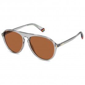 Слънчеви очила Polaroid eyewear PLD6225SKB7 polarized sunglasses - Grey (Grey / Brown) слънчеви,очила,слънчеви,очила,polaroid,eyewear,pld6225skb7,polarized,sunglasses,grey,(grey,brown)