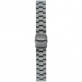 Tayroc TY89 Stainless Steel strap - Silver (Black) електро,tayroc,ty89,stainless,steel,strap,silver,(black)