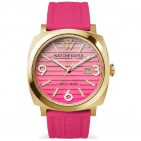 Часовник Watchpeople 700985 45mm 10ATM Quartz Analogical woman watch - Pink (Pink / Pink / Mineral) часовник,часовници,watchpeople,700985,45mm,10atm,quartz,analogical,woman,watch,pink,(pink,pink,mineral)