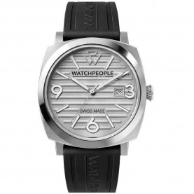 Часовник Watchpeople 700995 45mm 10ATM Quartz Analogical woman watch - Silver (Black / Grey / Mineral) часовник,часовници,watchpeople,700995,45mm,10atm,quartz,analogical,woman,watch,silver,(black,grey,mineral)