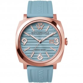 Часовник Watchpeople 700997 45mm 10ATM Quartz Analogical woman watch - Orange (Blue / Blue / Mineral) часовник,часовници,watchpeople,700997,45mm,10atm,quartz,analogical,woman,watch,orange,(blue,blue,mineral)