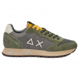 Маратонки Sun68 Tom Vintage trainers - Grey (Dark Military) маратонки,мъжки,маратонки,дамски,маратонки,sun68,tom,vintage,trainers,grey,(dark,military)