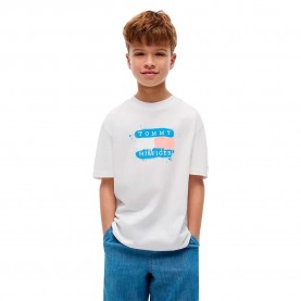 тениска,мъжки,тениски,дамски,тениски,tommy,hilfiger,kb0kb10546,short,sleeve,t,shirt,white,(white)