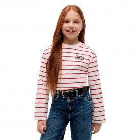 тениска,мъжки,тениски,дамски,тениски,tommy,hilfiger,kg0kg09455,long,sleeve,t,shirt,white,(primary,red,colourblock)