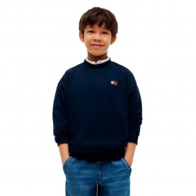 Блуза Tommy hilfiger KS0KS00757 sweatshirt - Blue (Dark Night Navy) блуза,детски,блузи,tommy,hilfiger,ks0ks00757,sweatshirt,blue,(dark,night,navy)