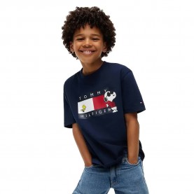 Тениска Tommy hilfiger KS0KS00766 short sleeve T-shirt - Blue (Dark Night Navy) тениска,мъжки,тениски,дамски,тениски,tommy,hilfiger,ks0ks00766,short,sleeve,t,shirt,blue,(dark,night,navy)