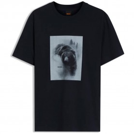 Тениска BOSS Being 10277382 ORANGE T-shirt - Black (Dark Blue) тениска,мъжки,тениски,дамски,тениски,boss,being,10277382,orange,t,shirt,black,(dark,blue)