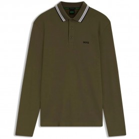 дамски,блузи,с,яка,мъжки,блузи,с,яка,boss,plisy,10266738,green,long,sleeve,polo,green,(open,green)