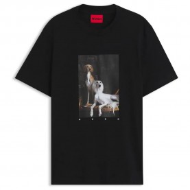 тениска,мъжки,тениски,дамски,тениски,hugo,daffilo,10258299,red,t,shirt,black,(black)
