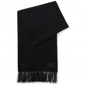 Шал HUGO Orissa 10283371 RED scarf - Black (Black) шал,ръкавици,шапки,и,шалове,hugo,orissa,10283371,red,scarf,black,(black)