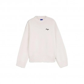 Блуза HUGO Shenny 10282065 BLUE sweater - White (Open White) блуза,мъжки,пуловери,дамски,пуловери,hugo,shenny,10282065,blue,sweater,white,(open,white)