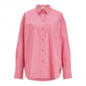 Риза с дълъг ръкав Jack & jones Jamie Relaxed JJXX long sleeve shirt - Pink (Cerise / Stripes) риза,с,дълъг,ръкав,дамски,ризи,мъжки,ризи,jack,&,jones,jamie,relaxed,jjxx,long,sleeve,shirt,pink,(cerise,stripes)