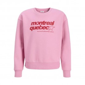 Блуза Jack & jones Merle JJXX sweatshirt - Pink (Orchid Smoke / Motreal Quebec) блуза,детски,блузи,jack,&,jones,merle,jjxx,sweatshirt,pink,(orchid,smoke,motreal,quebec)