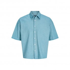 Риза с къс ръкав Jack & jones Overdyed short sleeve shirt - Blue (Omphalodes / Overdye) риза,с,къс,ръкав,дамски,ризи,мъжки,ризи,jack,&,jones,overdyed,short,sleeve,shirt,blue,(omphalodes,overdye)