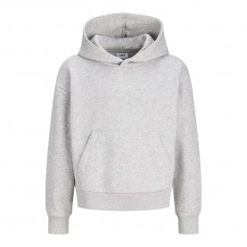 Суичър Jack & jones Studio Vesterbro JJXX hoodie - Grey (Light Grey Melange / Bright White) суичър,детски,блузи,jack,&,jones,studio,vesterbro,jjxx,hoodie,grey,(light,grey,melange,bright,white)