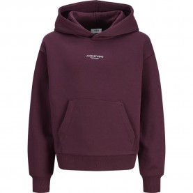 Суичър Jack & jones Studio Vesterbro JJXX hoodie - Purple (Winetasting / Bright White) суичър,детски,блузи,jack,&,jones,studio,vesterbro,jjxx,hoodie,purple,(winetasting,bright,white)