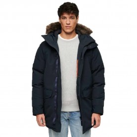 Яке Superdry Everest Faux Fur jacket refurbished - Blue (Eclipse Navy) яке,мъжки,якета,дамски,якета,и,палта,superdry,everest,faux,fur,jacket,refurbished,blue,(eclipse,navy)