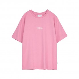 Тениска Makia Calligraphy short sleeve T-shirt - Pink (Deep Rose) тениска,мъжки,тениски,дамски,тениски,makia,calligraphy,short,sleeve,t,shirt,pink,(deep,rose)