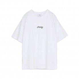 Тениска Makia Calligraphy short sleeve T-shirt - White (White) тениска,мъжки,тениски,дамски,тениски,makia,calligraphy,short,sleeve,t,shirt,white,(white)