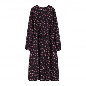рокля,дамски,поли,и,рокли,makia,claire,long,sleeve,long,dress,black,(black)