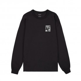 Тениска Makia No war long sleeve T-shirt - Black (Black) тениска,мъжки,тениски,дамски,тениски,makia,no,war,long,sleeve,t,shirt,black,(black)