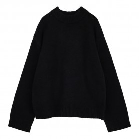 блуза,мъжки,пуловери,дамски,пуловери,makia,siina,sweater,black,(black)