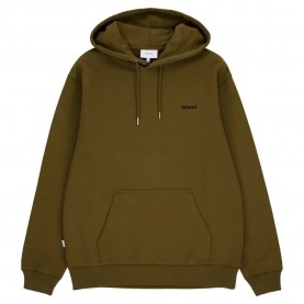 Суичър Makia Trademark hoodie - Green (Dark Olive) суичър,мъжки,пуловери,makia,trademark,hoodie,green,(dark,olive)