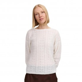 Блуза Makia Zara sweater - White (White) блуза,мъжки,пуловери,дамски,пуловери,makia,zara,sweater,white,(white)
