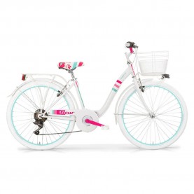Mbm Fleur Steel 26´´ TY21 2021 bike - Silver (White) пътни,и,градски,велосипеди,mbm,fleur,steel,26´´,ty21,2021,bike,silver,(white)
