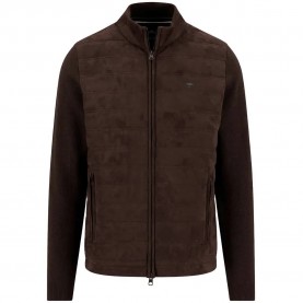Жилетка Fynch hatton 1609340 cardigan - Brown (Soil) жилетка,мъжки,пуловери,дамски,пуловери,fynch,hatton,1609340,cardigan,brown,(soil)