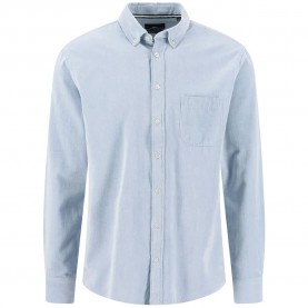 Риза с дълъг ръкав Fynch hatton 16099100 long sleeve shirt - Blue (Snow White) риза,с,дълъг,ръкав,дамски,ризи,мъжки,ризи,fynch,hatton,16099100,long,sleeve,shirt,blue,(snow,white)