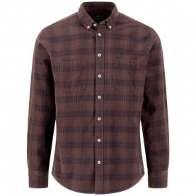 Риза с дълъг ръкав Fynch hatton 16099120 long sleeve shirt - Brown (Tobacco) риза,с,дълъг,ръкав,дамски,ризи,мъжки,ризи,fynch,hatton,16099120,long,sleeve,shirt,brown,(tobacco)